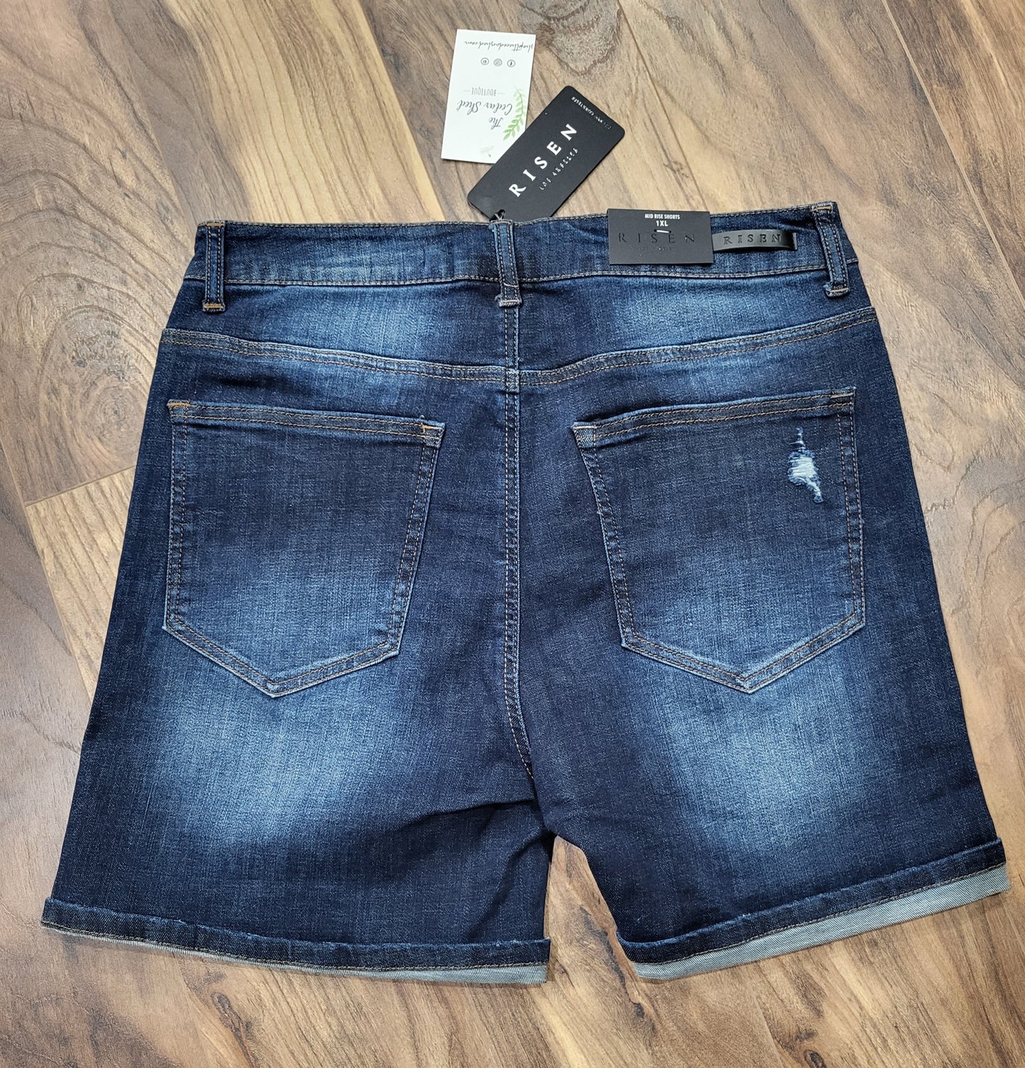 Risen Plus Size Shorts