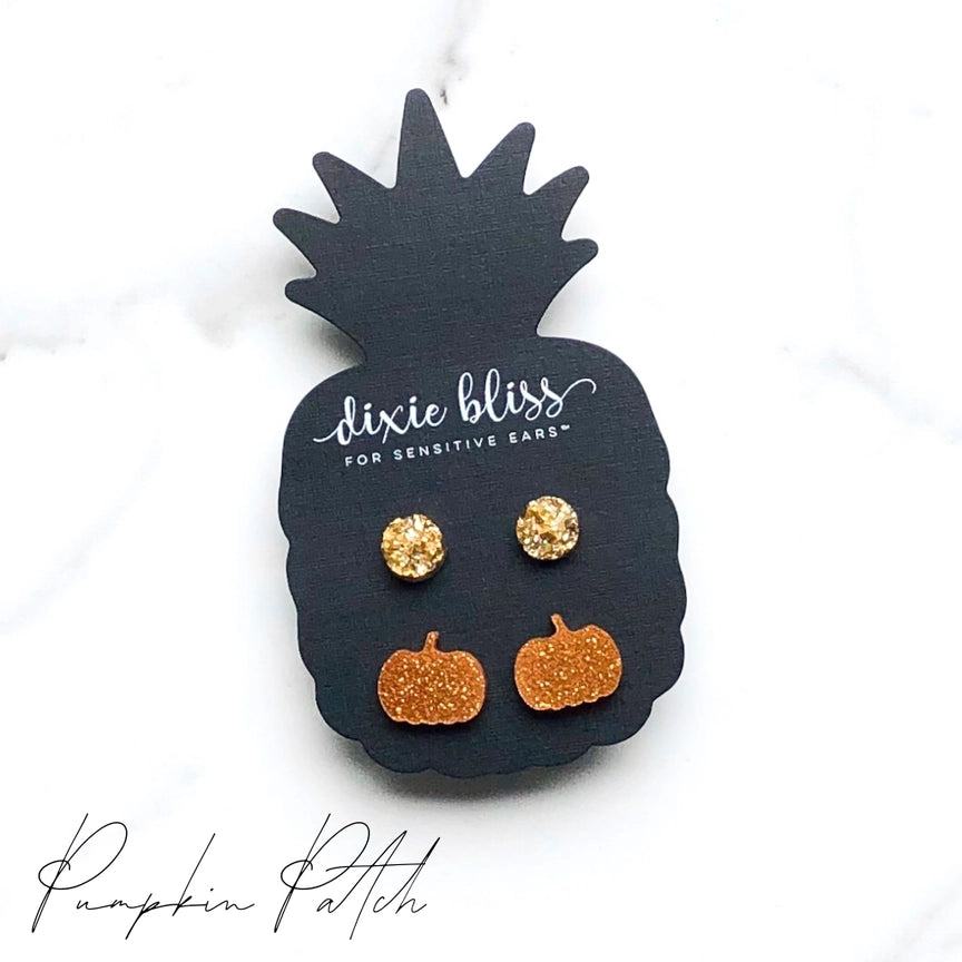 Pumpkin Patch Earring Duo