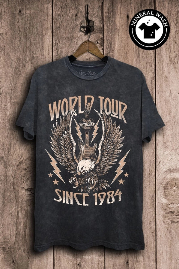 World Tour MIneral Wash Tee